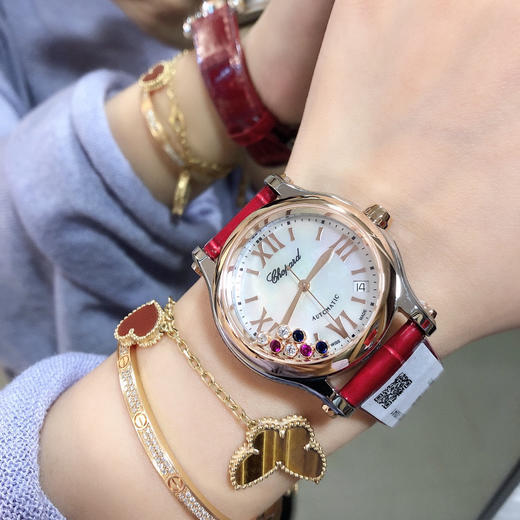 NR萧邦肖邦新配色 女士机械腕表萧邦肖邦快乐钻36mm（HAPPY DIAMONDS）作为萧邦热门畅销的系列 商品图2