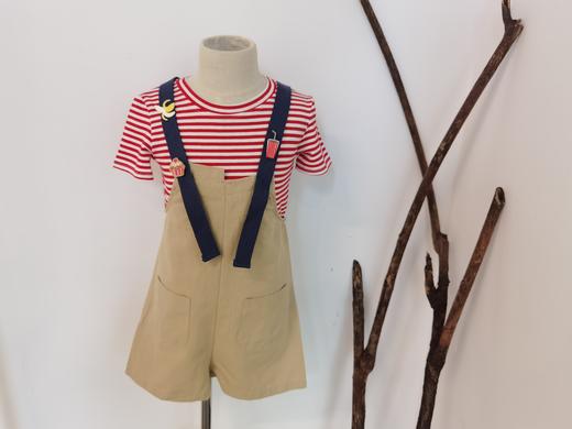 ★条纹笑脸背带套装 商品图4