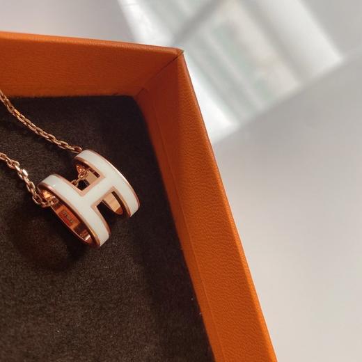 爱马仕Hermes necklace 经典H款珐琅项链 商品图4