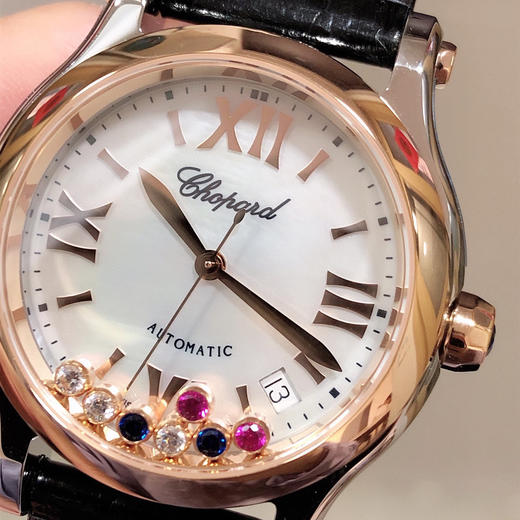 NR萧邦肖邦新配色 女士机械腕表萧邦肖邦快乐钻36mm（HAPPY DIAMONDS）作为萧邦热门畅销的系列 商品图5