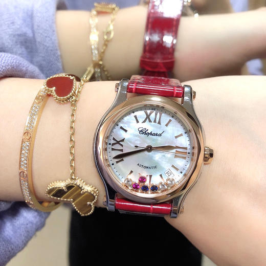 NR萧邦肖邦新配色 女士机械腕表萧邦肖邦快乐钻36mm（HAPPY DIAMONDS）作为萧邦热门畅销的系列 商品图1