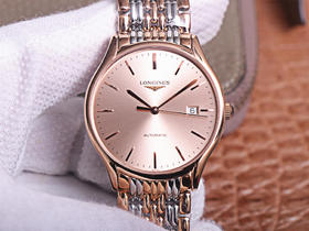 浪qin瑰丽系列L4.921.4 ，历时十个月匠心之作，复刻原版开模.所有配件和正品互换通用。男士腕表，精钢表带，自动机械机芯，透底