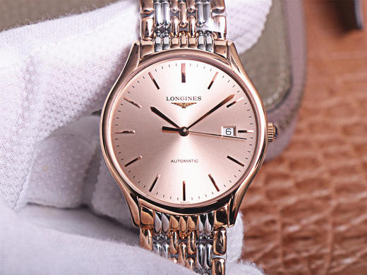 浪qin瑰丽系列L4.921.4 ，历时十个月匠心之作，复刻原版开模.所有配件和正品互换通用。男士腕表，精钢表带，自动机械机芯，透底 商品图0