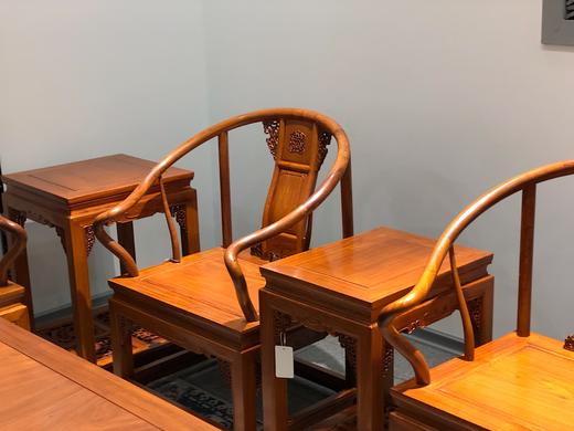 红桥红  家具严选  缅甸花梨(大果紫檀）  【圈椅沙发十二件套】 商品图7
