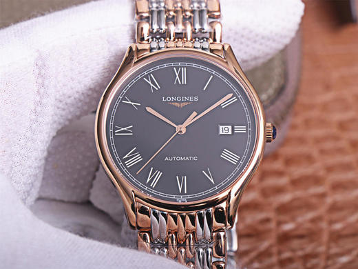 浪qin瑰丽系列L4.921.4 ，历时十个月匠心之作，复刻原版开模.所有配件和正品互换通用。男士腕表，精钢表带，自动机械机芯，透底 商品图0