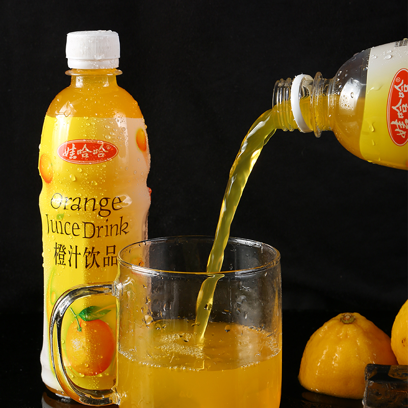 【次日提货】娃哈哈橙子饮品500ml*3瓶