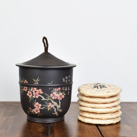 陶茶居 七子饼草帽茶罐 商品图2