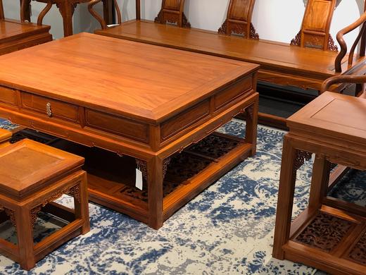 红桥红  家具严选  缅甸花梨(大果紫檀）  【圈椅沙发十二件套】 商品图5