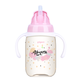 贝亲 Magmag PPSU塑料彩绘阶段式训练吸管杯 （天鹅公主）DA119