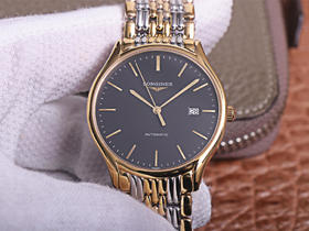 浪qin瑰丽系列L4.921.4 ，历时十个月匠心之作，复刻原版开模.所有配件和正品互换通用。男士腕表，精钢表带，自动机械机芯，透底