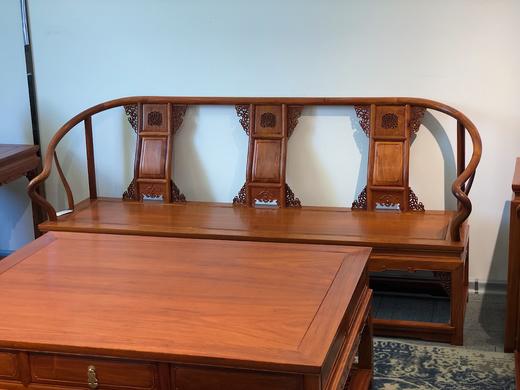 红桥红  家具严选  缅甸花梨(大果紫檀）  【圈椅沙发十二件套】 商品图4