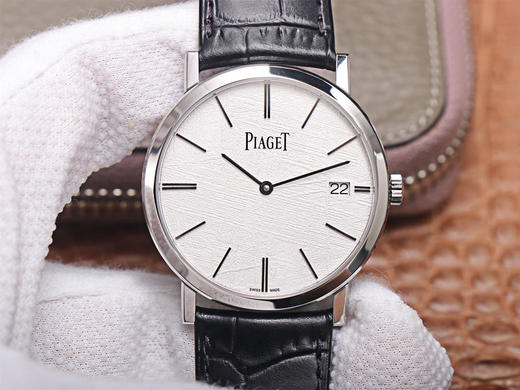 MKS伯爵Altiplano系列至臻超‮系薄‬列，1203P天文‮级台‬别专‮机用‬芯，尺寸：40mm*9.2mm，男士腕表，牛皮表带，自动机械机芯，透底 商品图0