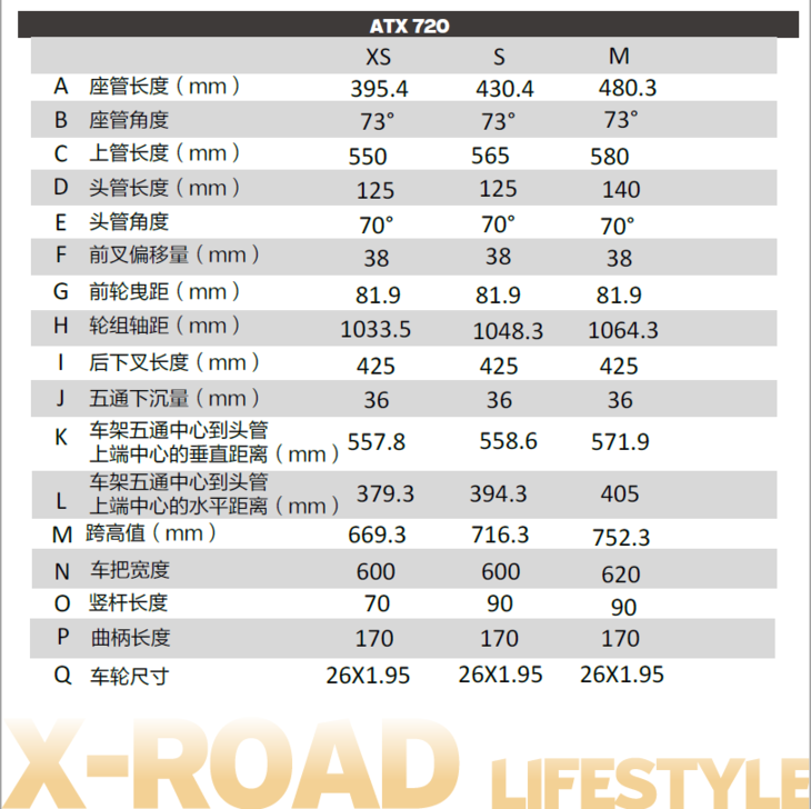 捷安特/giant atx720 山地车21速油压碟刹