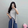 新款春夏秋季睡衣套装女亲肤拼色懒人网红家居服纯色两件套可外穿 商品缩略图4