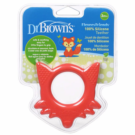 DrBrowns布朗博士狐狸牙胶（吸塑装）TE003# 商品图0