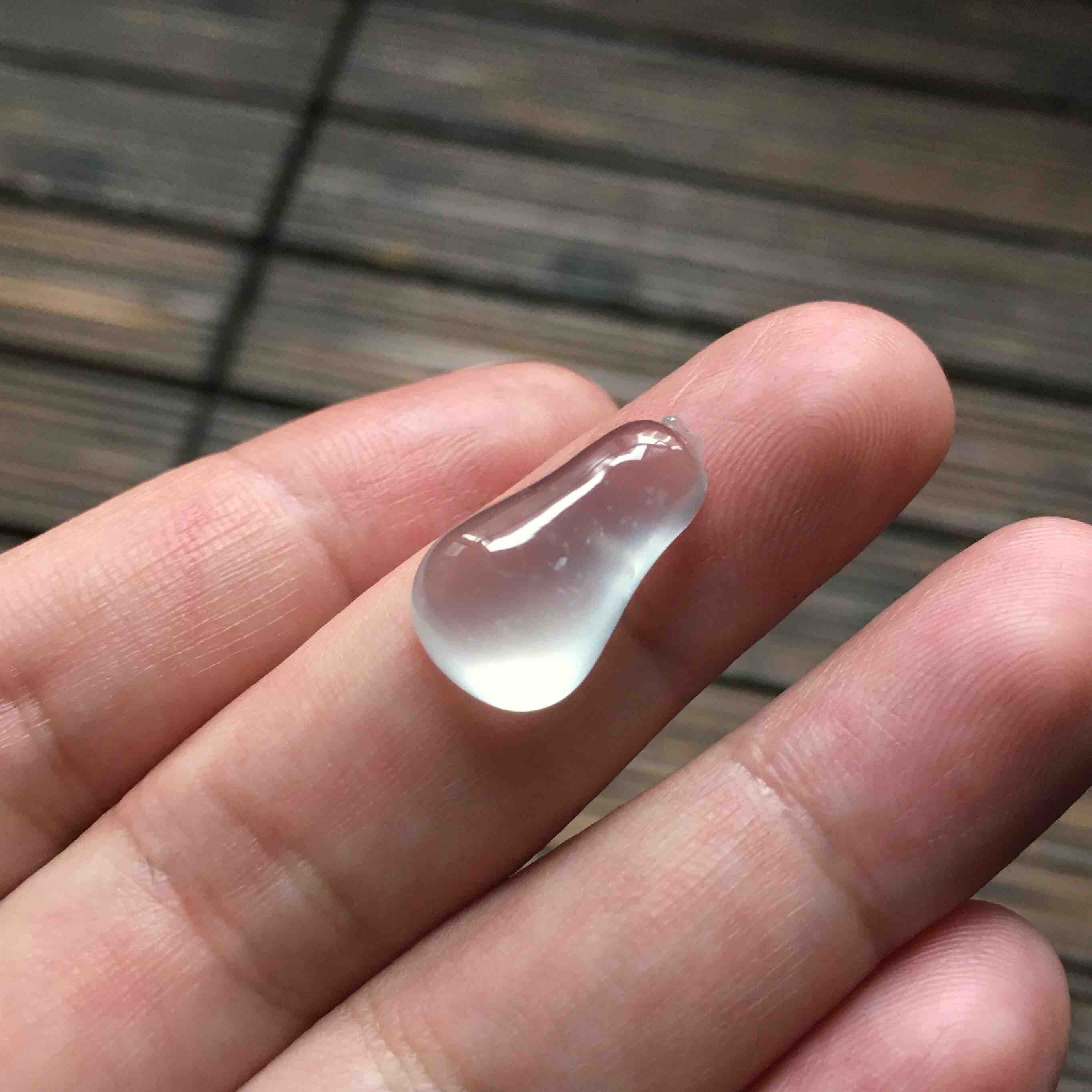 玻璃种雪花棉厚庄翡翠福瓜