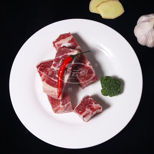 白云飘 内蒙草原牛排块 450g/袋 原切牛肋排骨 商品图1
