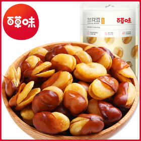 【百草味-兰花豆100g】休闲零食小吃盐焗味蚕豆香辣炒货特产