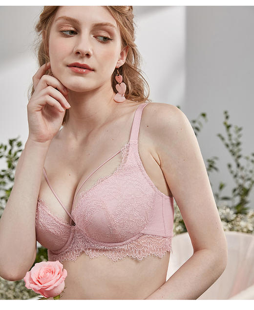 【已下架详情页跳转新链】奶糖派半球杯适合3-4型薄棉夹碗 大罩杯文胸 大码内衣 商品图7