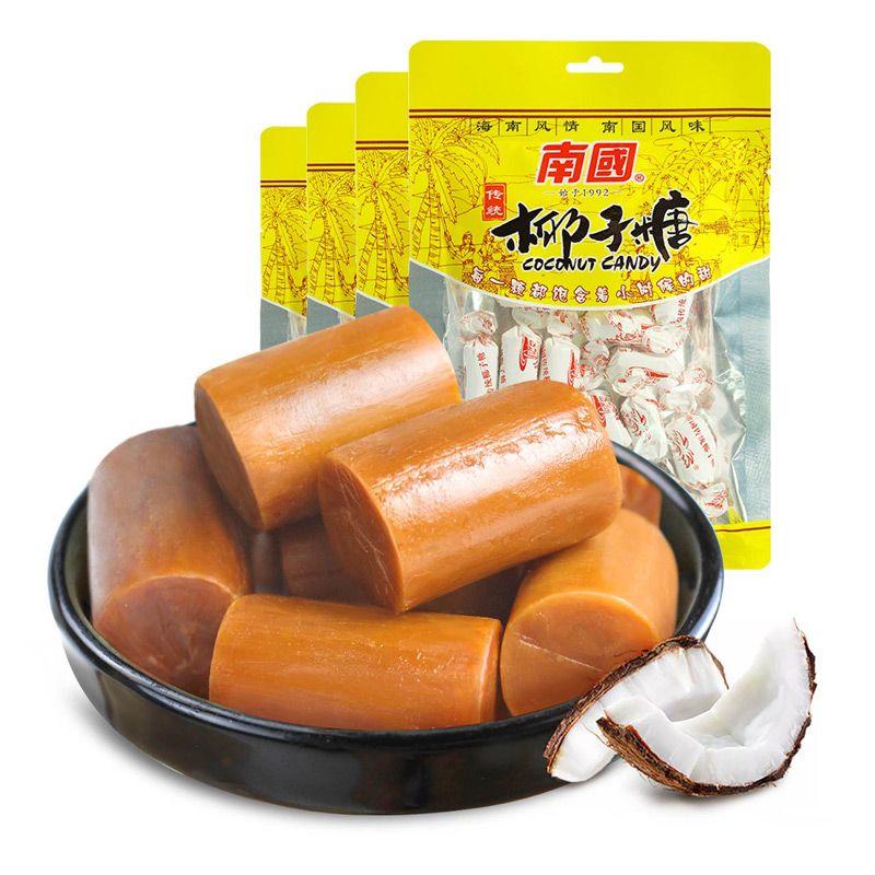 【南国食品】传统香脆椰子糖200gX4