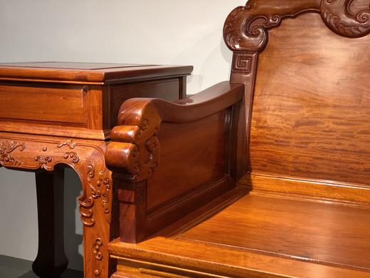 红桥红  家具严选  缅甸花梨(大果紫檀）  【飞天沙发十件套】 商品图3