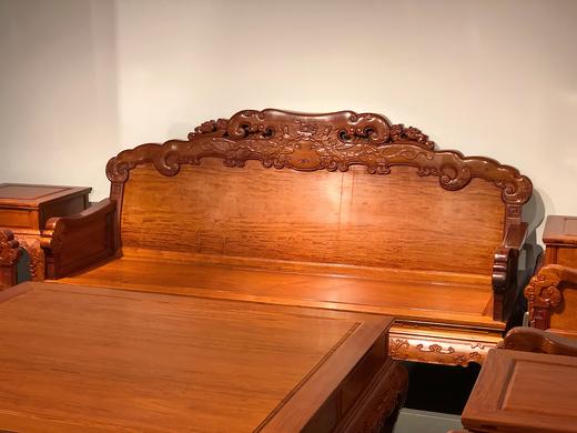 红桥红  家具严选  缅甸花梨(大果紫檀）  【飞天沙发十件套】 商品图4