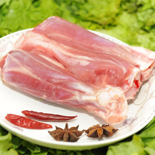 白云飘内蒙锡林郭勒羊腿新鲜生羊肉烧烤食材冷冻腱子羊小腿2.4斤 商品图1