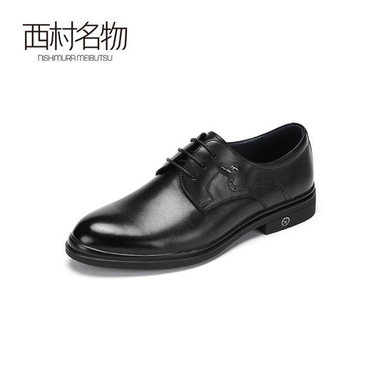 西村名物新品英伦风正装商务真皮男鞋X183V30901 商品图1