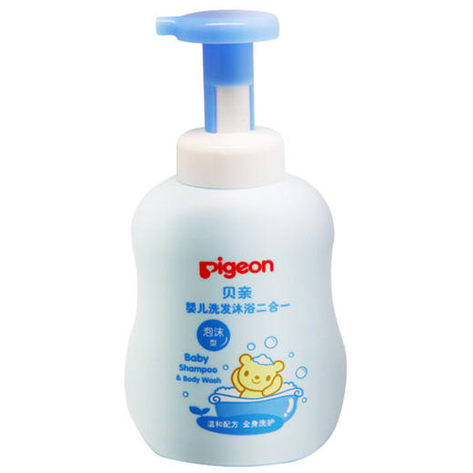 贝亲洗发沐浴二合一泡沫型500ml 商品图0