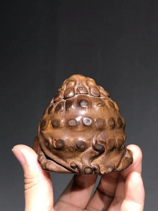 老竹根留节疤巧雕瑞兽， 顺丰包邮 商品图3
