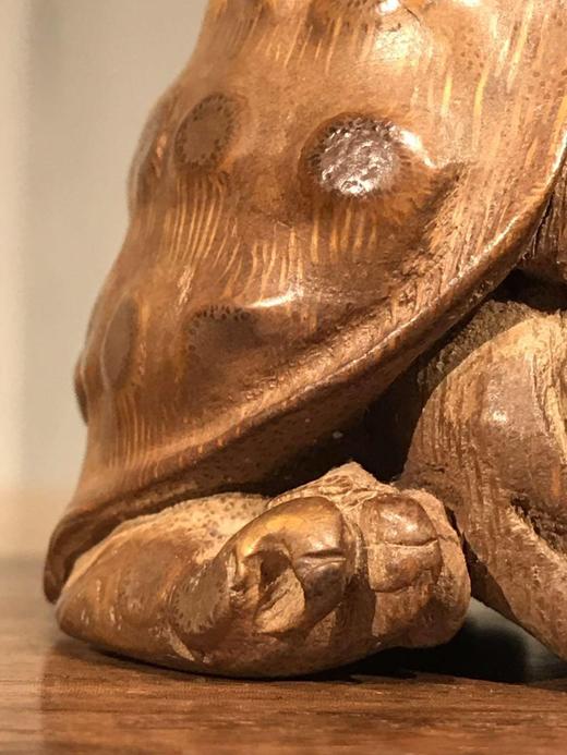 老竹根留节疤巧雕瑞兽， 顺丰包邮 商品图10