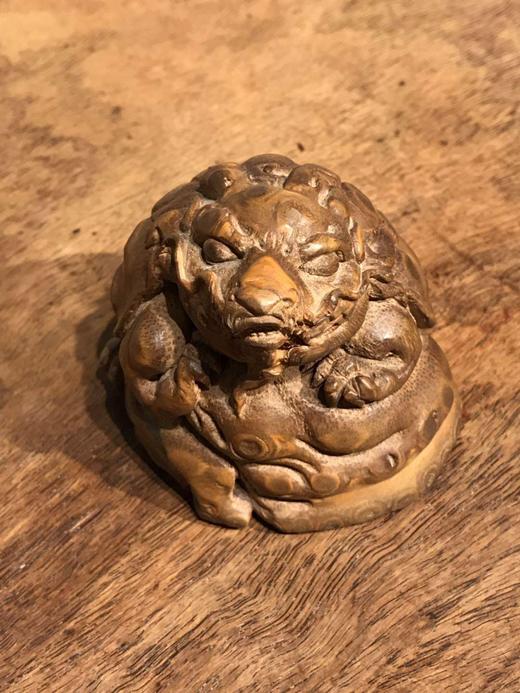 老竹根留节疤巧雕瑞兽， 顺丰包邮 商品图7
