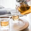 摩登主妇 耐热透明双层玻璃杯创意茶水分离泡茶杯女士花茶杯套装 商品缩略图2