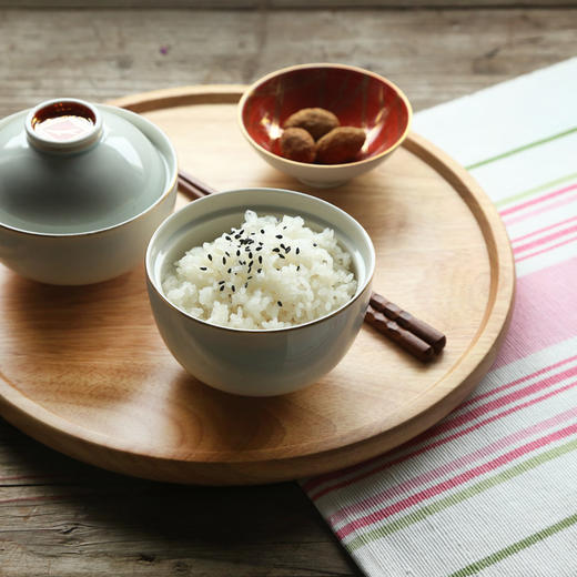 摩登主妇日式小茶盘木质家用水杯茶杯托盘现代简约长方形圆形茶具 商品图2