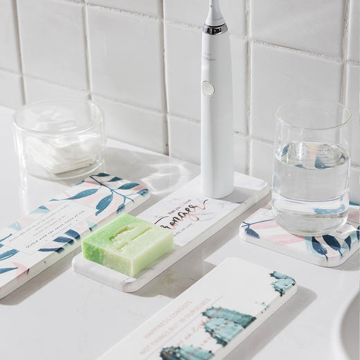 摩登主妇原创硅藻泥吸水防烫杯垫 速干隔热水杯垫ins风北欧茶杯垫 商品图2