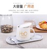 万淄（WanZi）矮款情侣杯H2O陶瓷杯马克杯茶杯咖啡杯办公室水杯 360ml 黑色 商品缩略图2