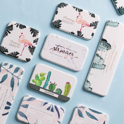 摩登主妇原创硅藻泥吸水防烫杯垫 速干隔热水杯垫ins风北欧茶杯垫 商品图1