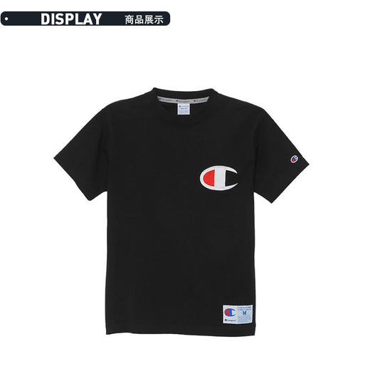 CHAMPION冠军短袖T恤ACTION STYLE LOGO圆领T恤女男同款 商品图3