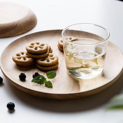 摩登主妇创意日式餐盘碟木质小托盘面包盘骨碟餐碟餐盘水果盘盘子 商品图1