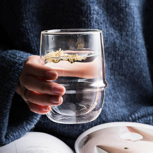 摩登主妇耐热高硼硅玻璃水杯隔热防烫防爆家用泡茶杯子咖啡牛奶杯 商品图1