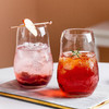 摩登主妇渐变玻璃杯耐高温可爱家用办公室透明花茶杯冷饮牛奶杯子 商品缩略图2