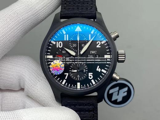 ZF万国IWC2019新款喷火战机计时腕表震撼来袭！驰骋高空 分秒必“真” ZF出品，必属精品！男士腕表，皮表带，自动机械机芯 商品图12