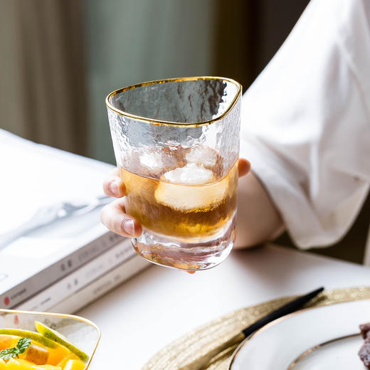 摩登主妇欧式描金边水晶玻璃威士忌洋酒杯带盖酒瓶酒壶分酒器套装 商品图1