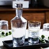 摩登主妇欧式描金边水晶玻璃威士忌洋酒杯带盖酒瓶酒壶分酒器套装 商品缩略图0