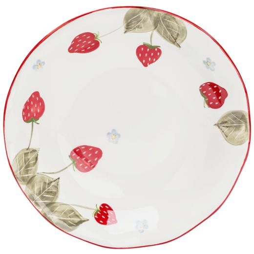 摩登主妇家用草莓碗盘碟陶瓷餐具套装汤碗盘子面碗网红早餐一人食 商品图4