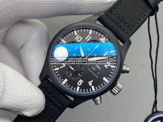 ZF万国IWC2019新款喷火战机计时腕表震撼来袭！驰骋高空 分秒必“真” ZF出品，必属精品！男士腕表，皮表带，自动机械机芯 商品图11