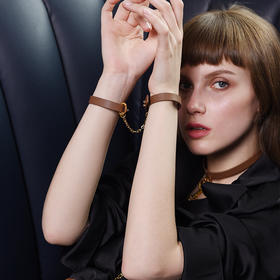 【UPKO】高端双生手环浪潮进口皮质情趣捆绑调教手链配饰