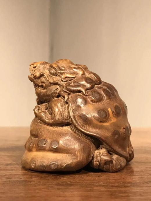 老竹根留节疤巧雕瑞兽， 顺丰包邮 商品图8