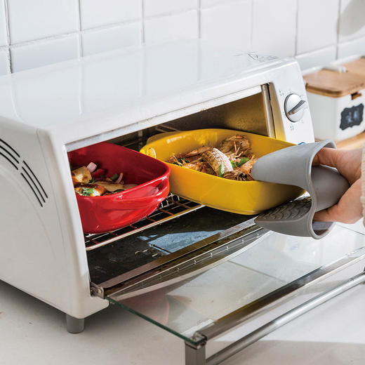 陶瓷双耳焗饭碗长方形烤碗千层面烘焙烤盘烘焙家用烤箱专用菜盘子 商品图3