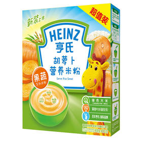 亨氏经济装胡萝卜营养米粉400G